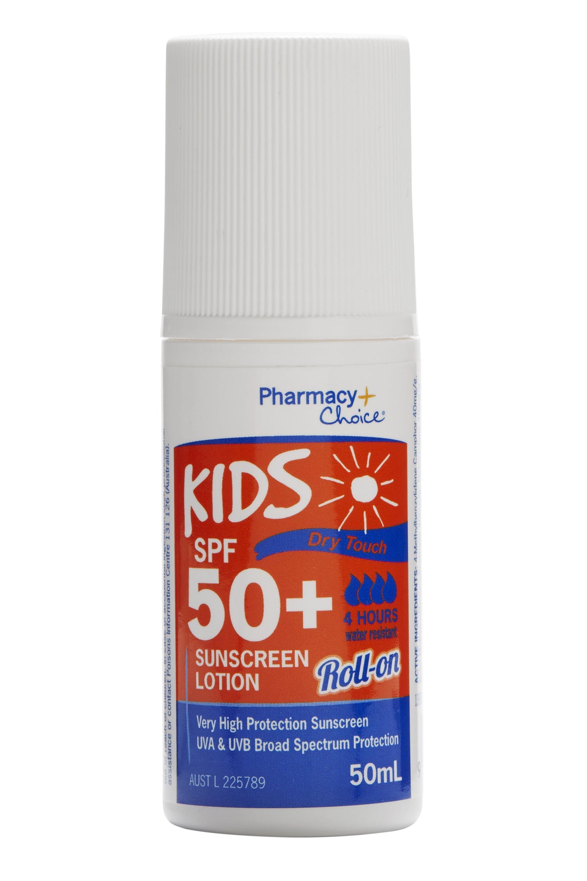 Pharmacy Choice - Sunscreen SFP 50+ KIDS Roll On 50mL