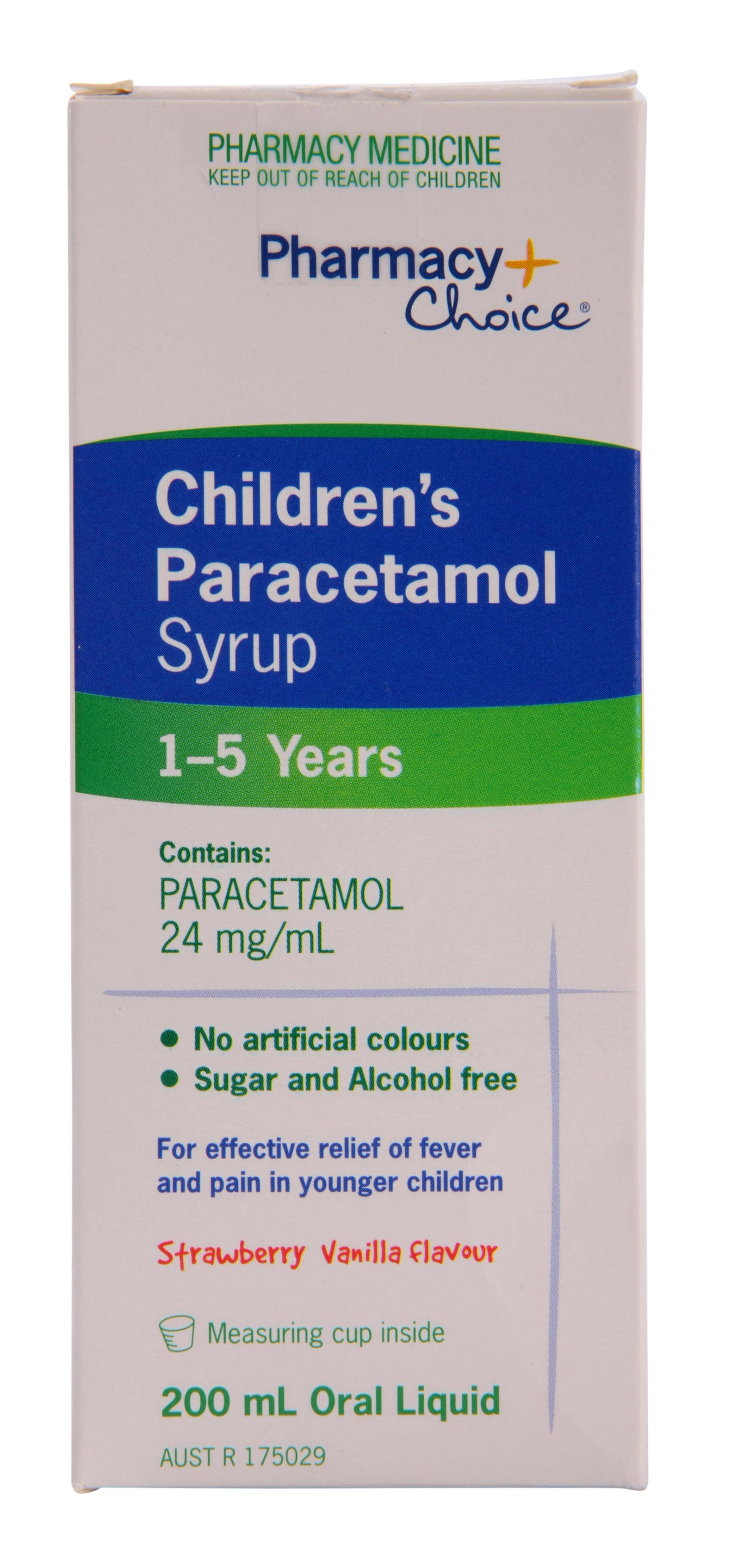 Pharmacy Choice - Paracetamol Children's Syrup (1 - 5 years) 200mL