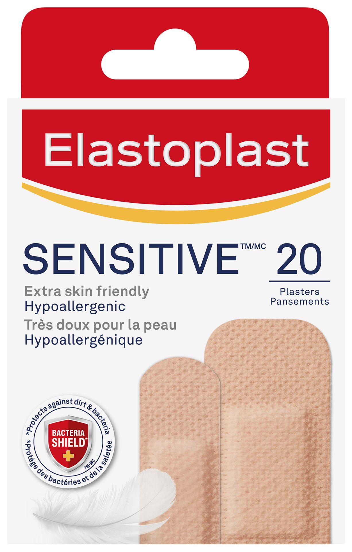 Elastoplast Sensitive Light 20 Pack