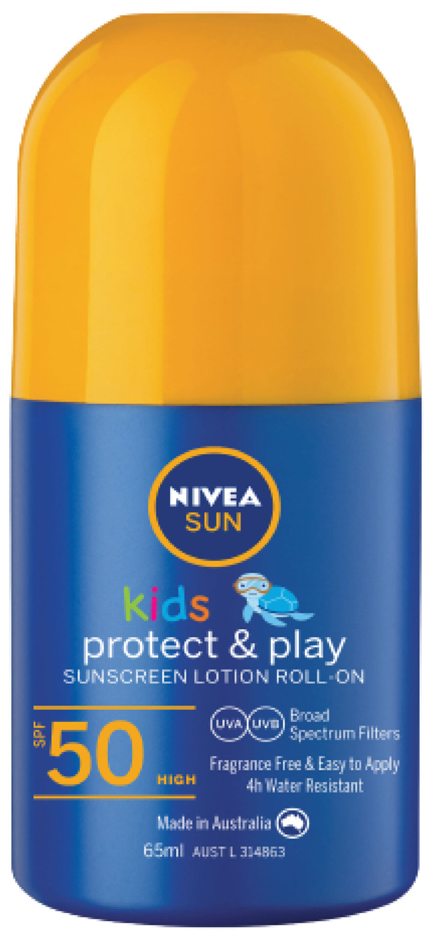 NIVEA Kids Caring Roll On Sun Lotion SPF50 65ml