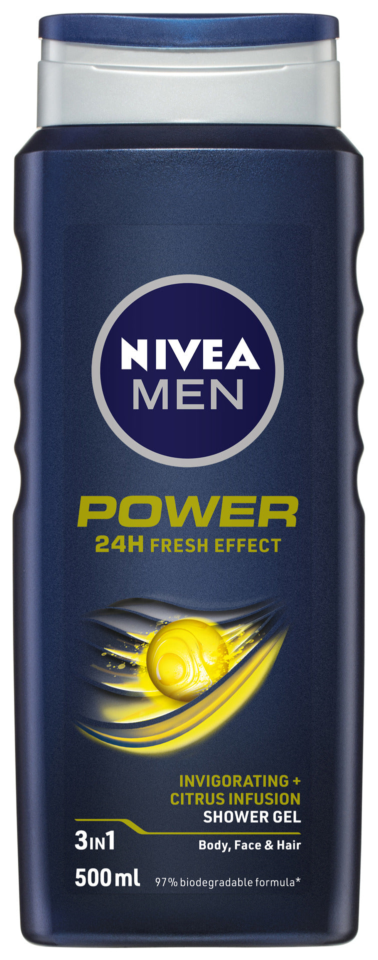 NIVEA MEN Power Fresh Shower Gel 500ml