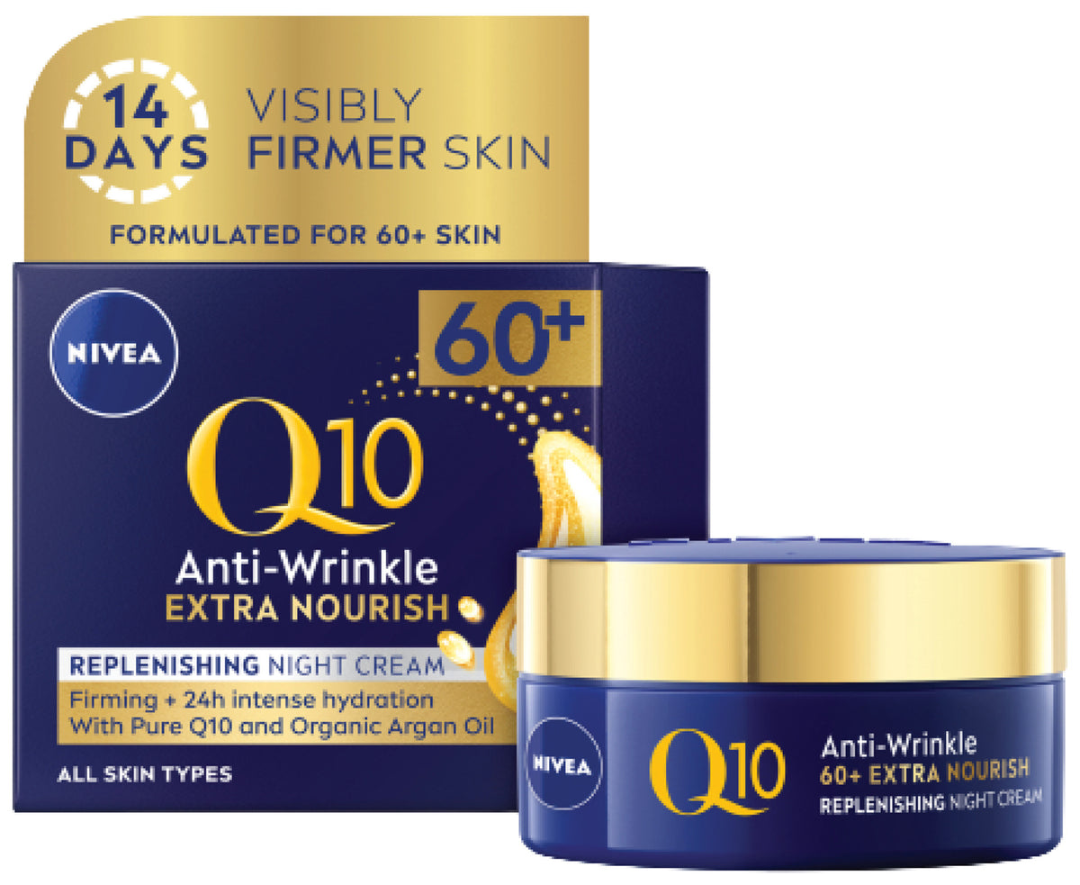 NIVEA Q10 Anti-Wrinkle Extra Nourish Deep Restoring Night Cream 50ml