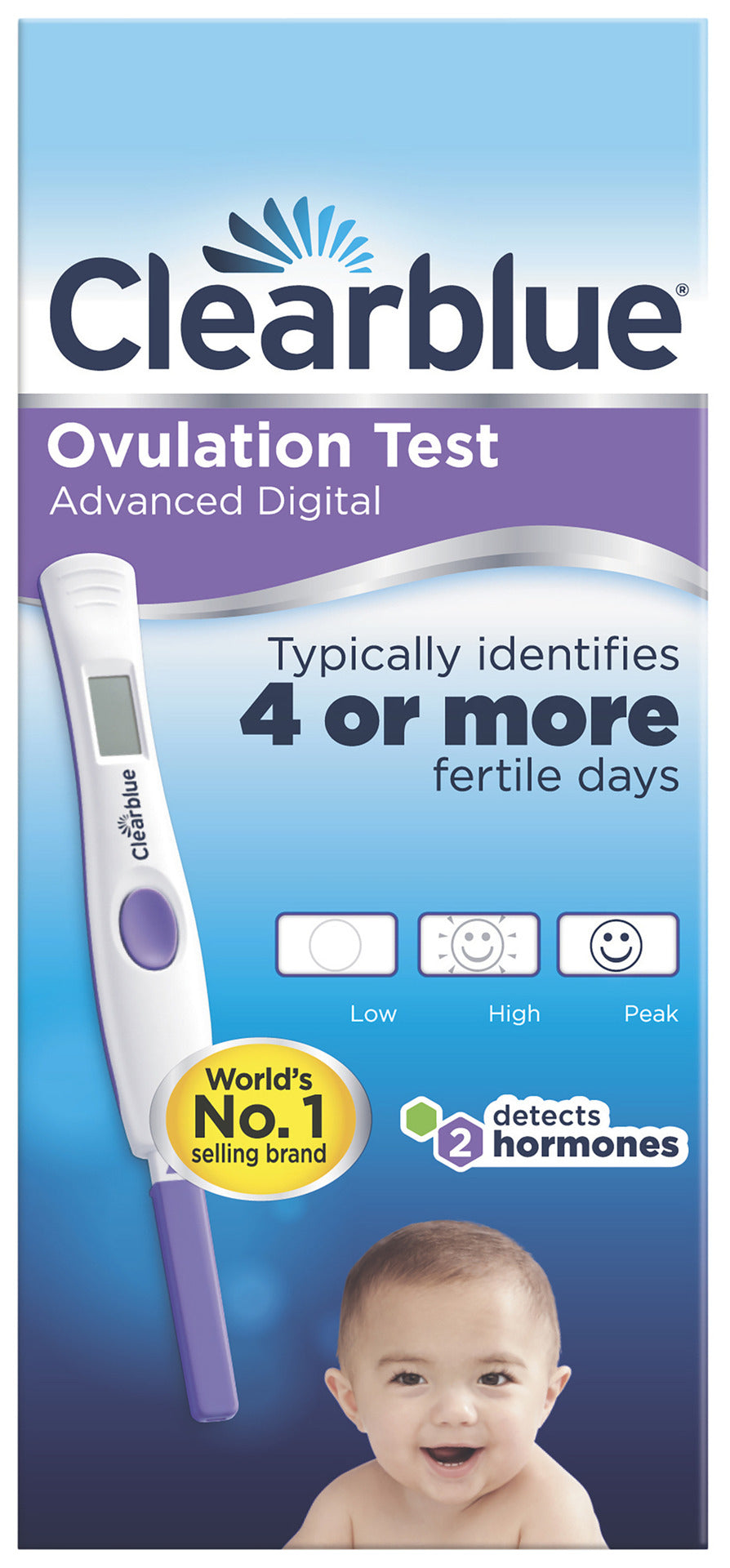 Clearblue Advanced Digital Ovulation Test, 10 Pack