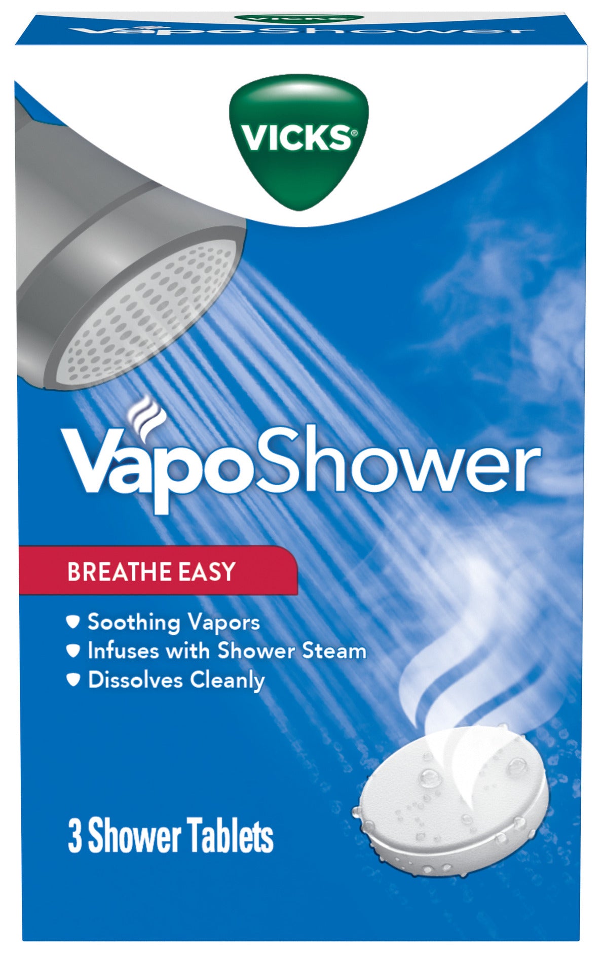 Vicks Vapo Shower Soothing Vapour Shower 3 Tablets