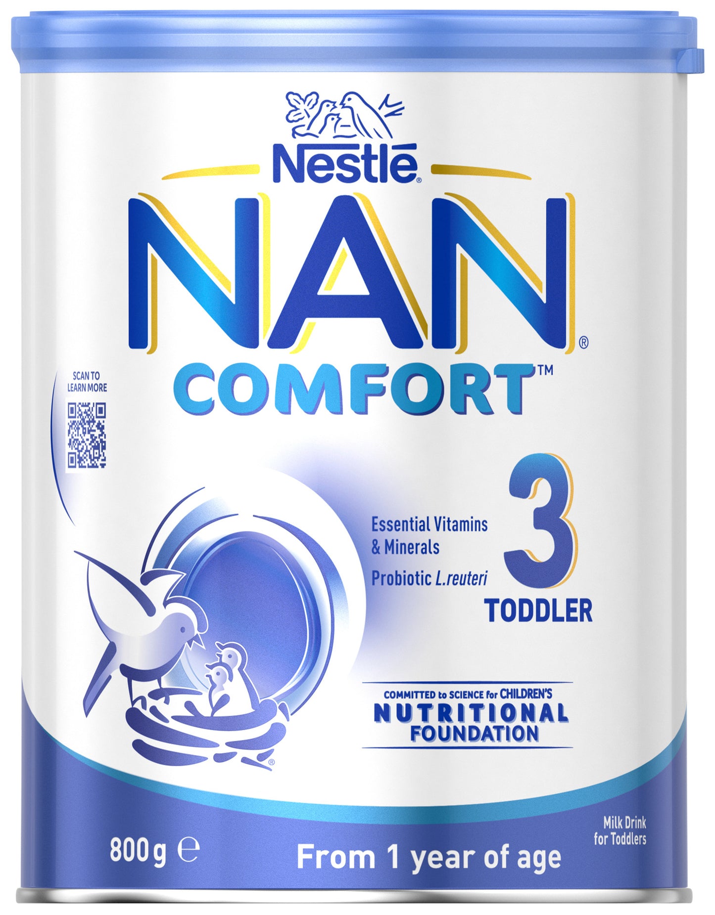 Nestle NAN COMFORT 3 Toddler Milk Drink From 1 year 800g