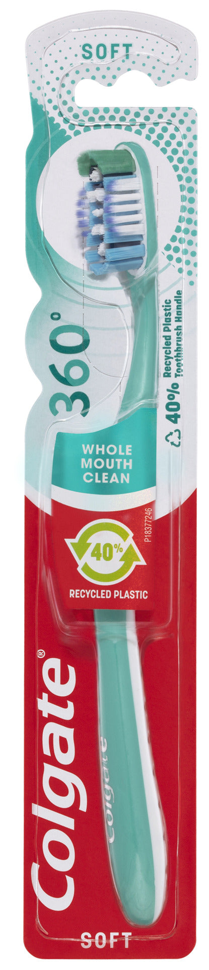 Colgate 360? Deep Clean Manual Toothbrush, Soft 1 Pack