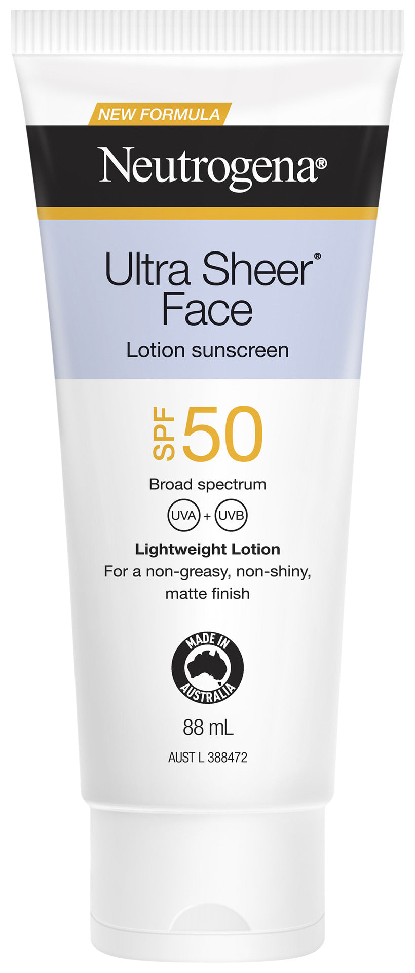 Neutrogena Ultra Sheer Face Lotion Sunscreen SPF50 88 ml