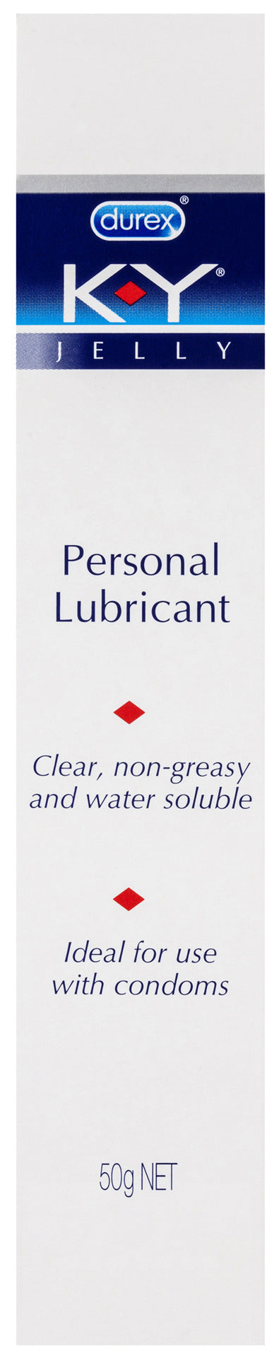 Durex K-Y Personal Lubricant Use with Condoms 50g