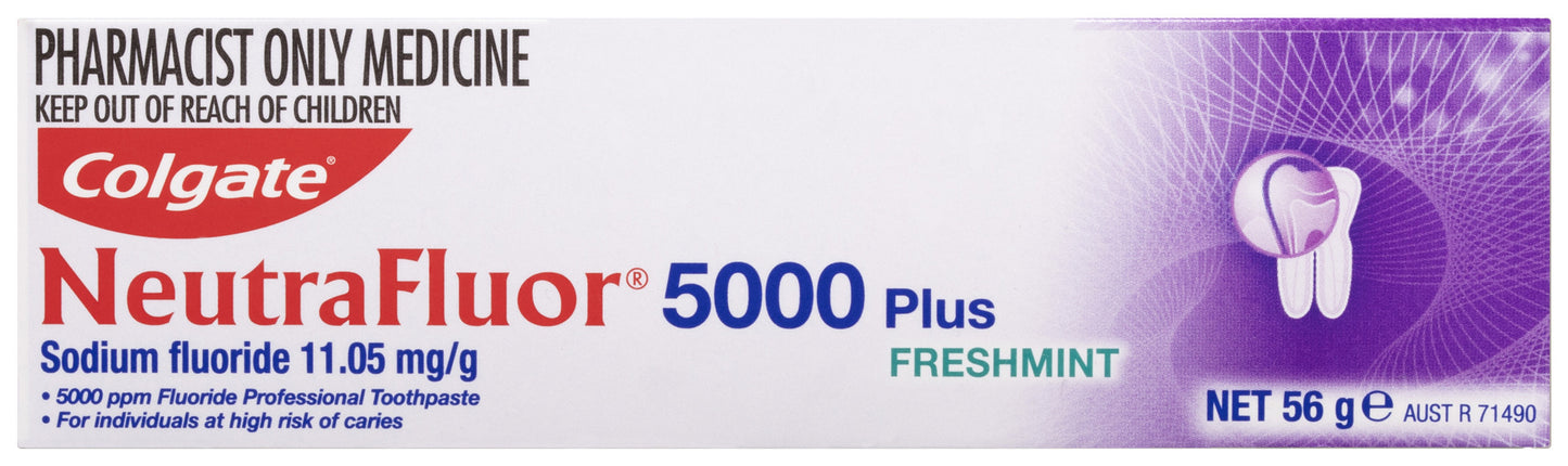 Colgate NeutraFluor 5000 Plus Fluoride Professional Toothpaste Freshmint 56g