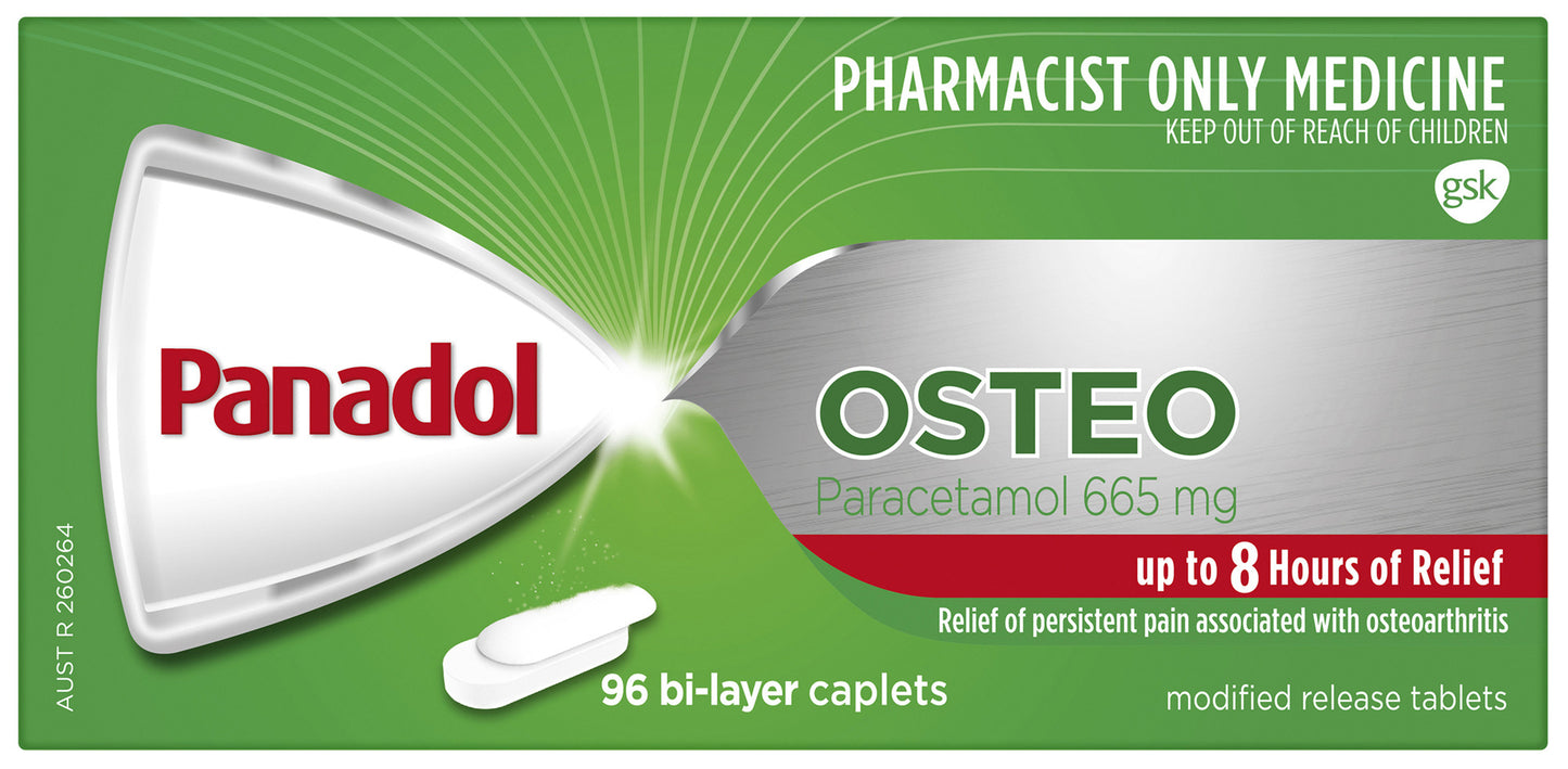Panadol Osteo for Osteoarthritis 96 Caplets
