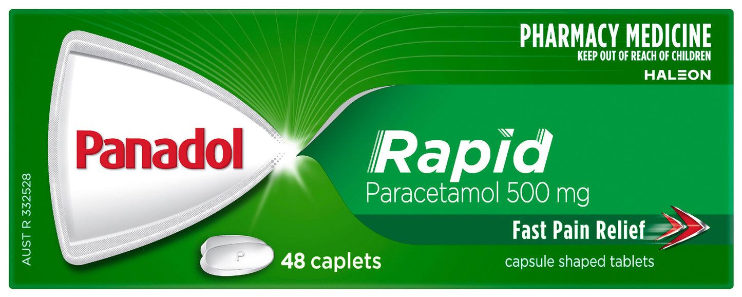 Panadol Rapid Caplets 48 Pack