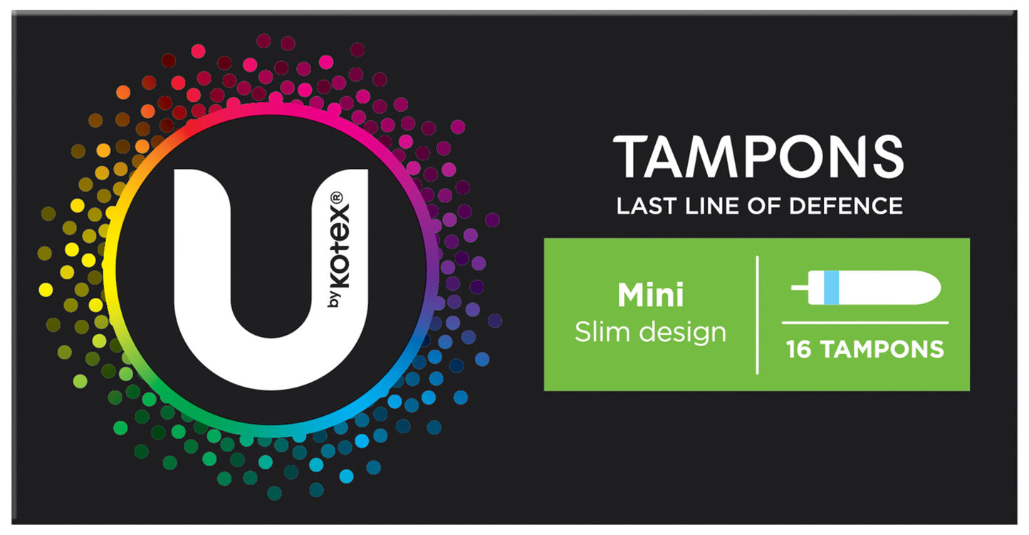 U by Kotex Tampons Mini 16 Pack