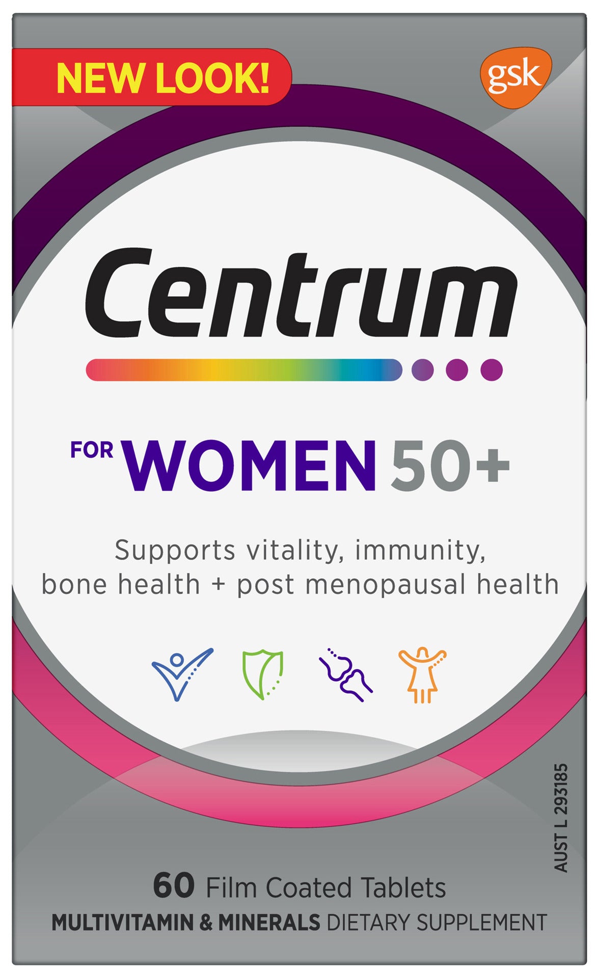 Centrum for Women 50+ 60 Tablets