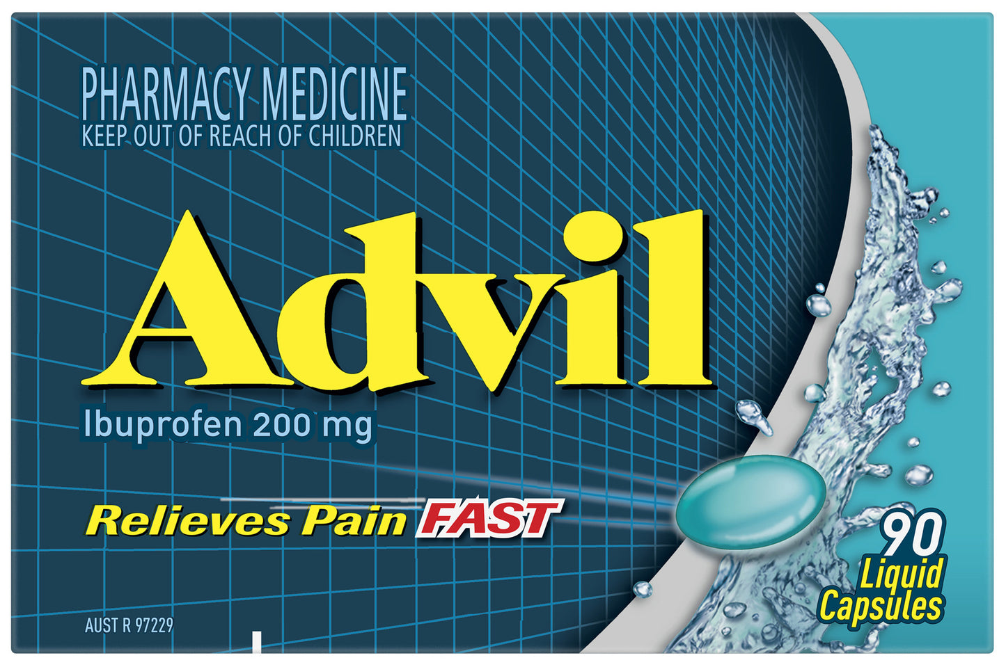 Advil Liquid Capsules, 200mg Ibuprofen 90 Pack - NZ