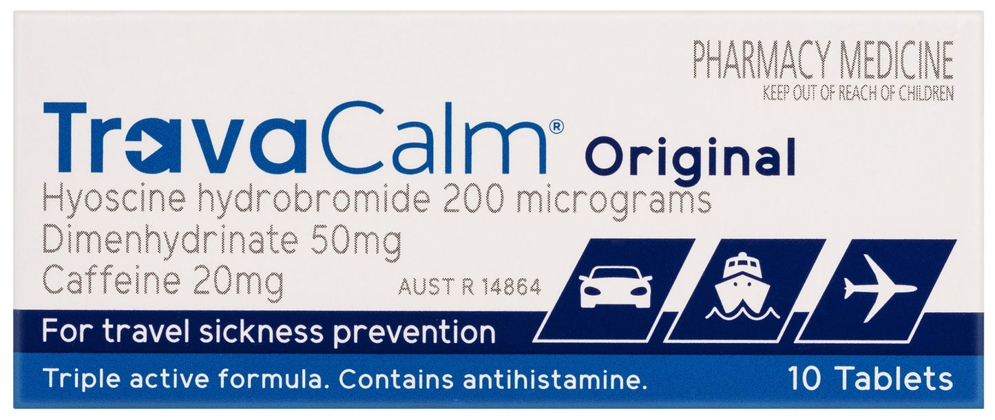 TravaCalm Original 10 Tablets