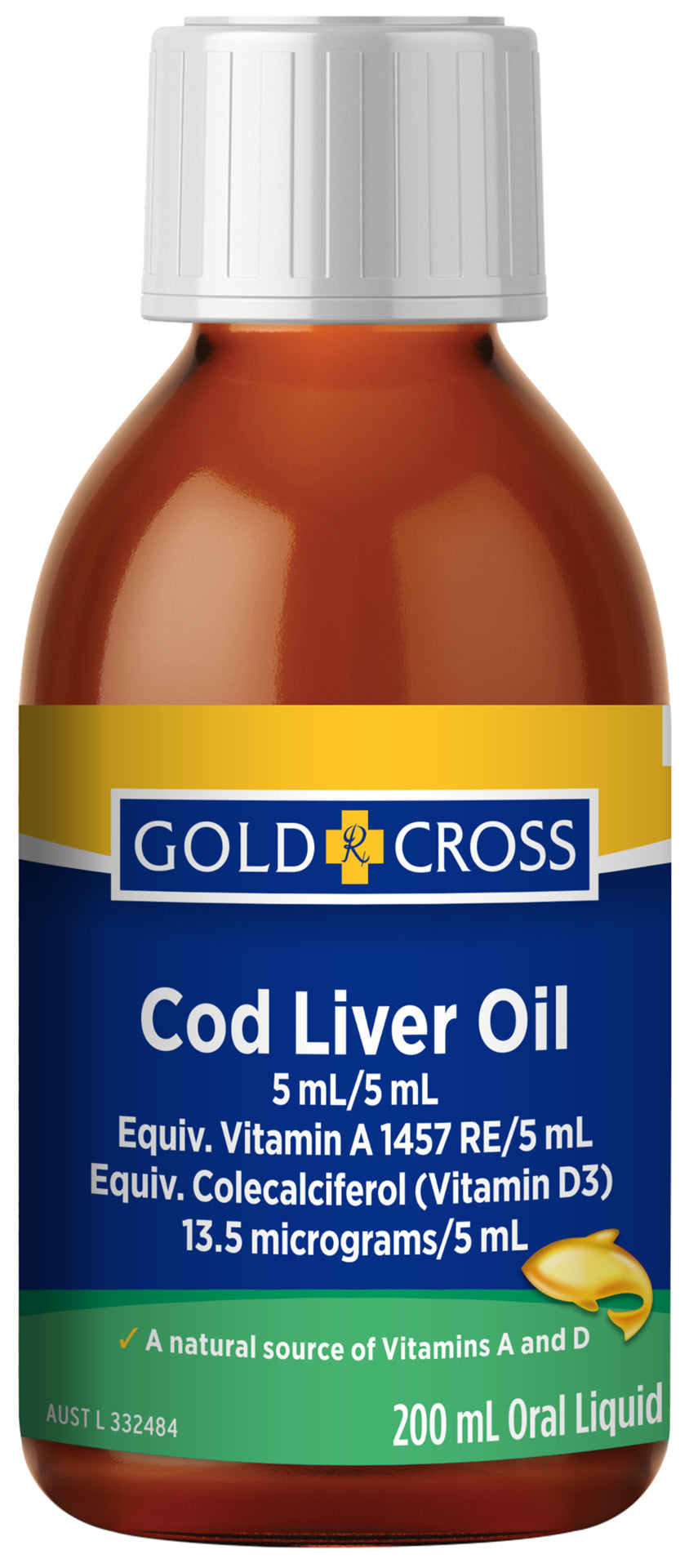 Gold Cross Liver Oil 200ML