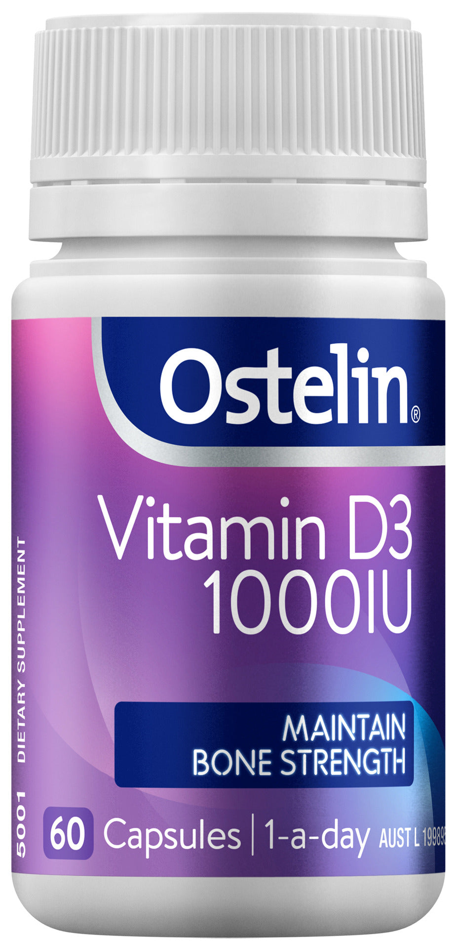 Ostelin Vitamin D3 1000IU Capsules 60 Pack