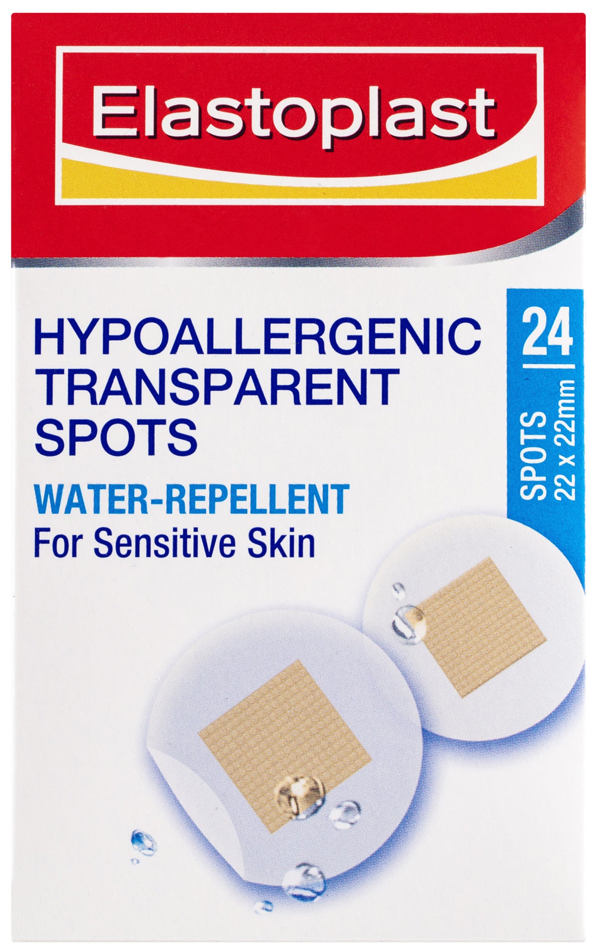 Elastoplast Hypoallergenic Clear Spots 24 Pack