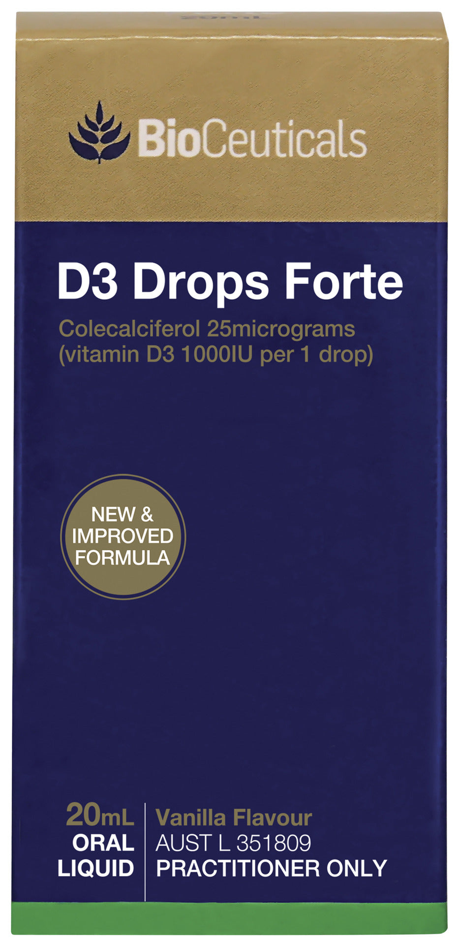 BioCeuticals D3 Drops Forte 20mL