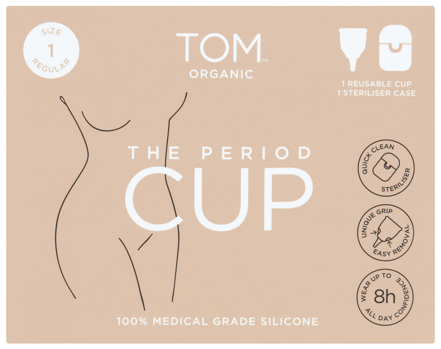 TOM Organic The Period Cup Size 1 Regular