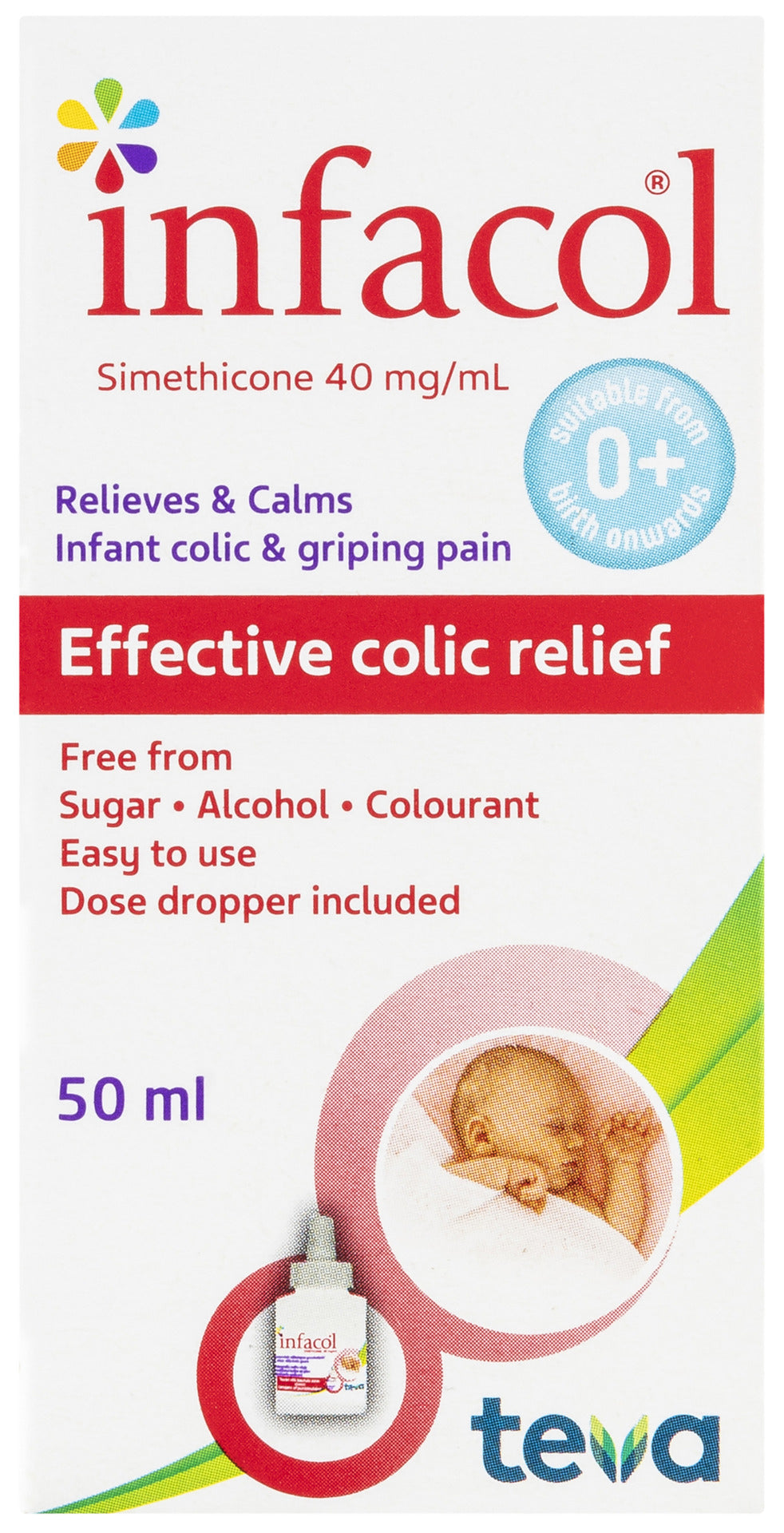 Infacol Simeticone 40mg Orange 50mL