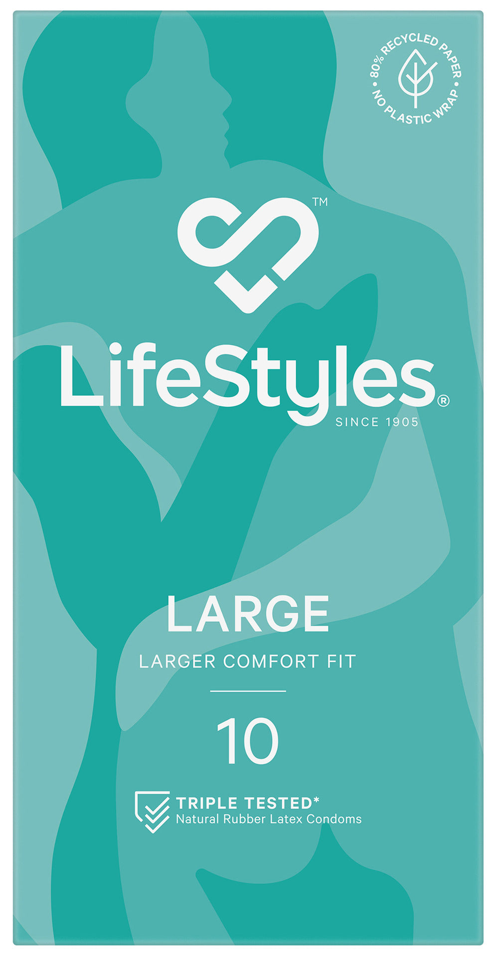 LifeStyles Large Condoms 10 Pack
