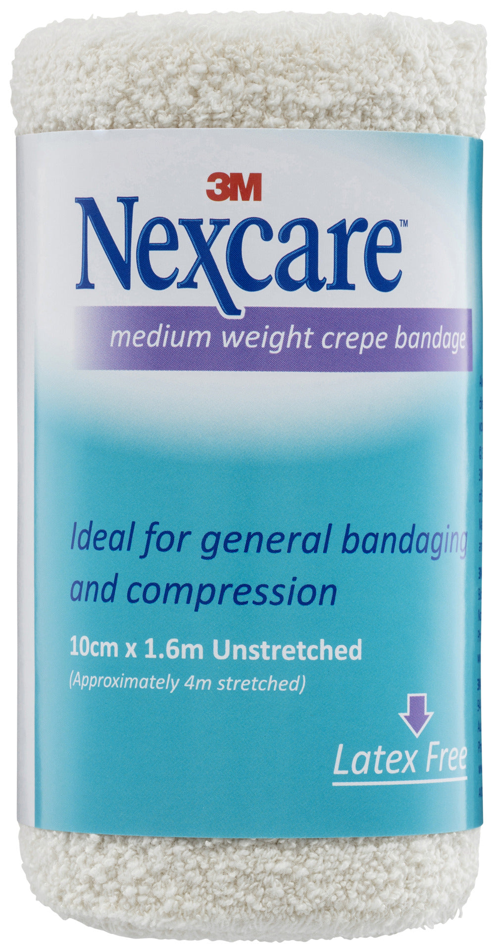 Nexcare Medium Crepe Bandage, 10cm x 1.6m