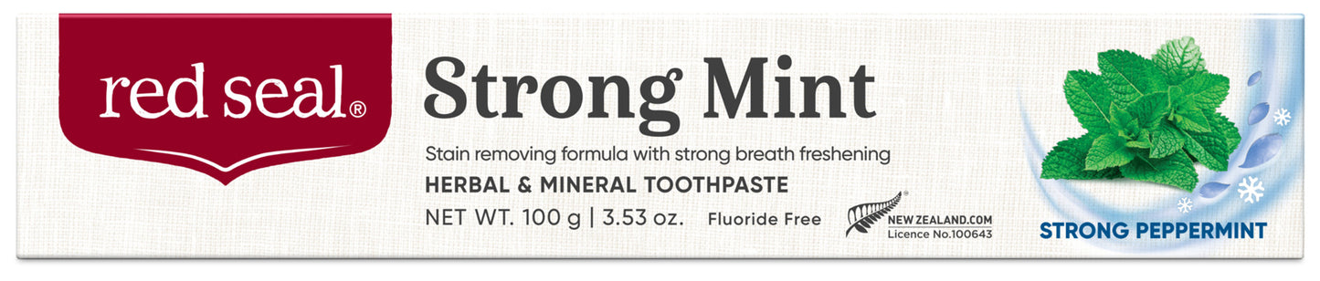 Red Seal Strong Mint Toothpaste 100g