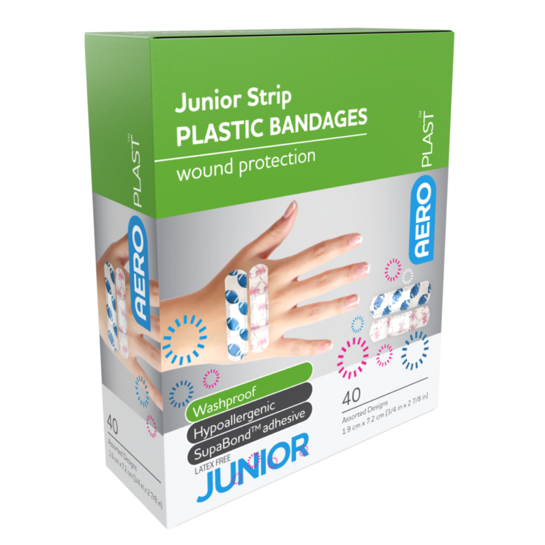 AERO JUNIOR STRIP 40PK 7.2X1.9CM
