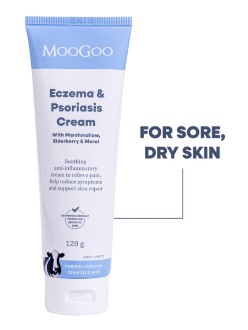 MooGoo Eczema & Psoriasis Cream Marshmallow 120G