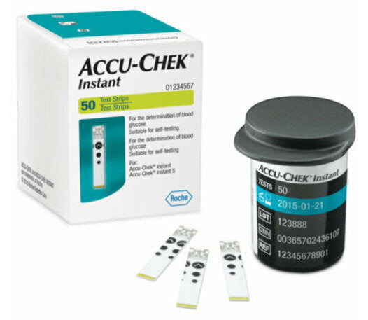 ACCUCHEK INSTANT BGLUCO STRP BX 50