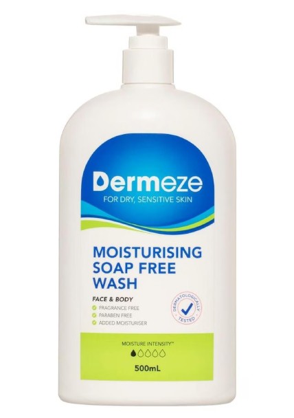 Dermeze Moisturising Soap Free Wash 500ml