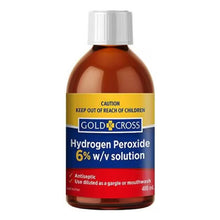 Gold Cross Hydrogen Peroxide 6% w/v Solution 400mL
