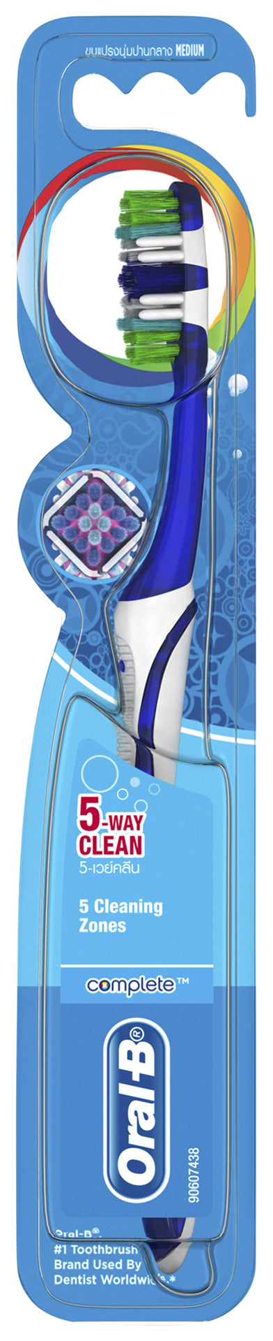 Oral-B Complete 5 Way Clean Medium Toothbrush 1 Count