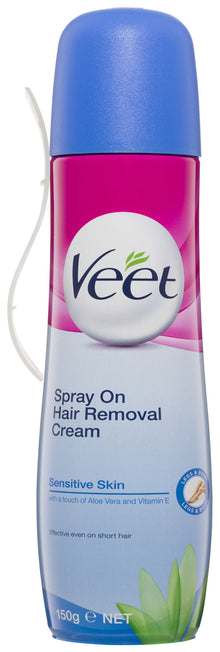 Veet Expert Spray On Hair Removal Cream Sensitive, 150g