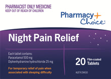 Pharmacy Choice - Night Pain Relief 20 Tablets