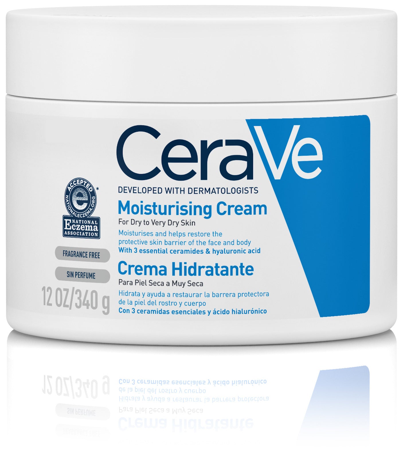 CeraVe Moisturising Cream For Dry Skin 340g with Ceramides