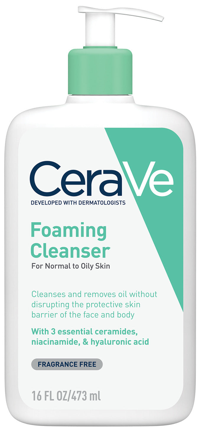 CeraVe Foaming Oil-Free Cleanser for Oily Skin 473ml