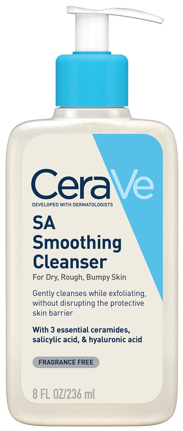 CeraVe Salicylic Acid SA Smoothing Cleanser 236ml, with Ceramides