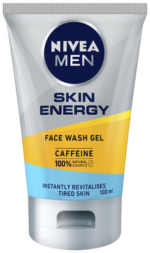 NIVEA MEN Active Energy Face Wash Gel 100ml