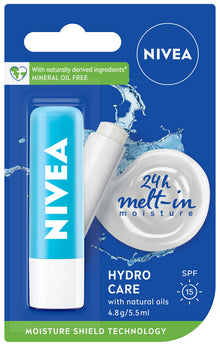 NIVEA Hydro Care Lip Balm SPF15 4.8g