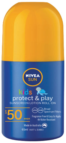 NIVEA Kids Caring Roll On Sun Lotion SPF50 65ml