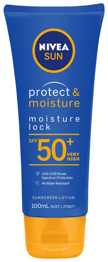 NIVEA Protect & Moisture Moisture Lock SPF50+ Sunscreen Lotion