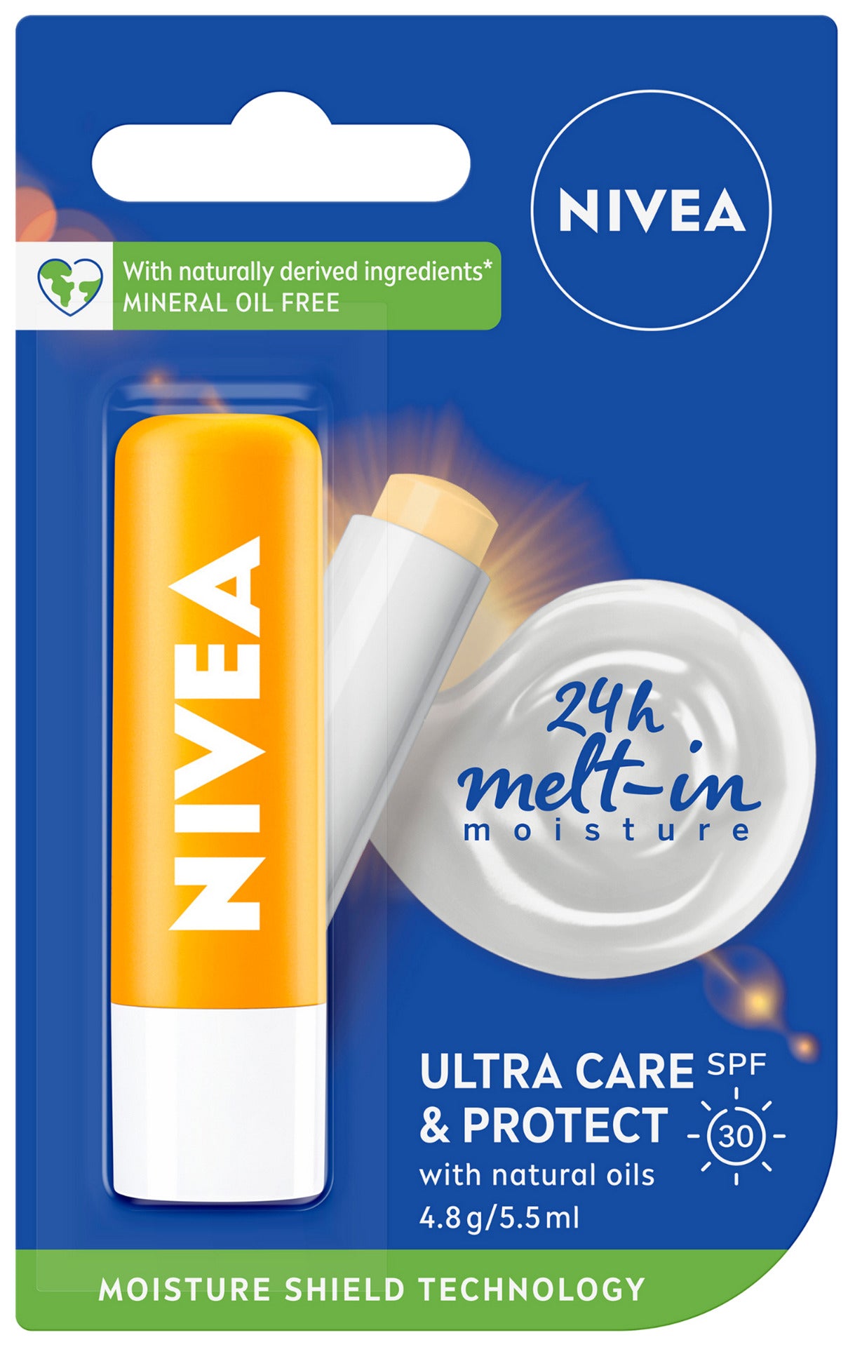 NIVEA Ultra Care & Protect Lip Balm SPF30 4.8g