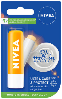 NIVEA Ultra Care & Protect Lip Balm SPF30 4.8g