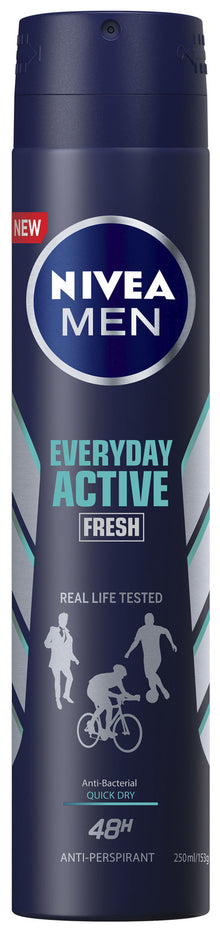 NIVEA Everyday Active Aerosol Fresh Deodorant 250ml
