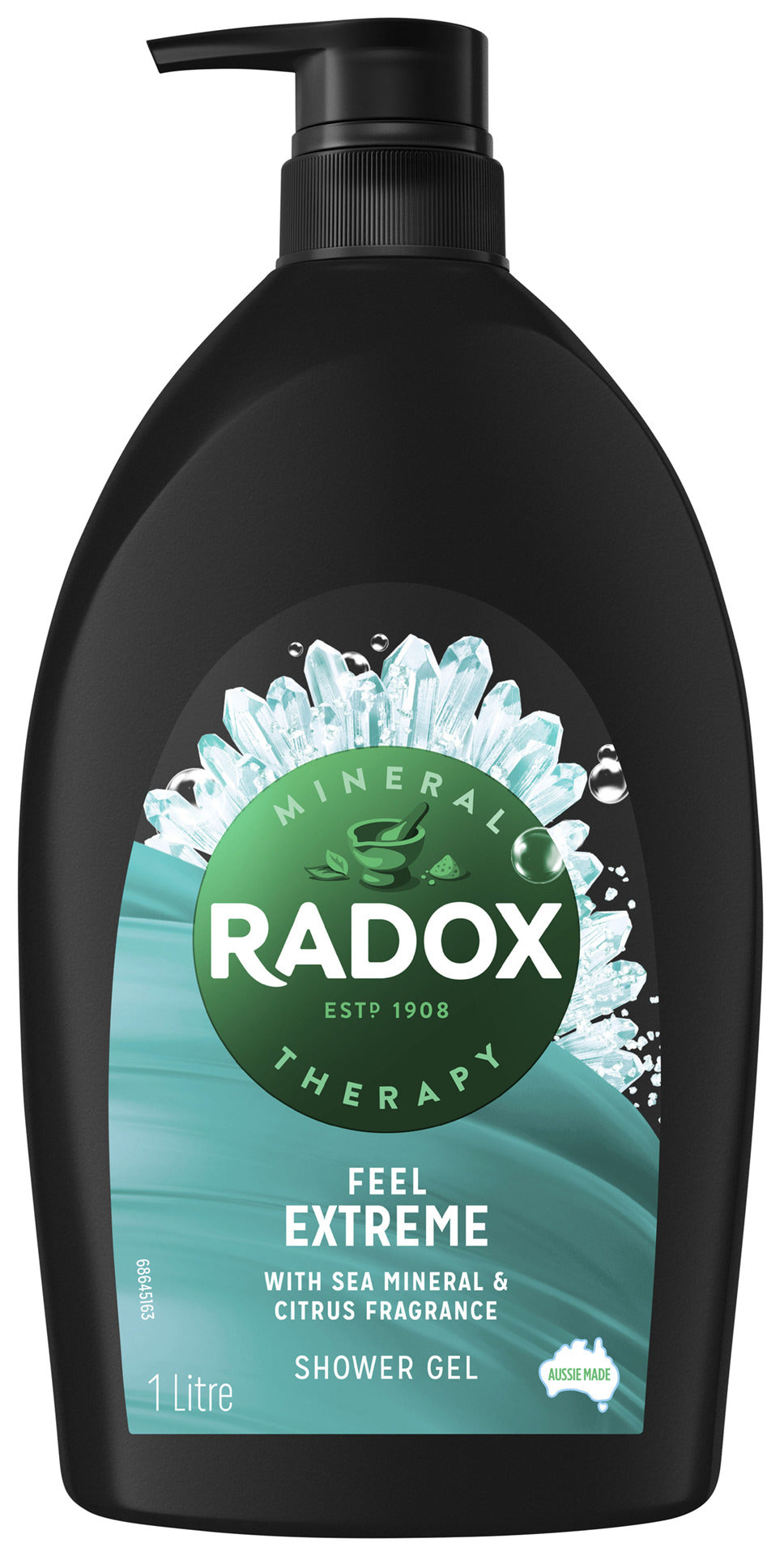 Radox Shower Gel washes away bacteria Feel Extreme body wash with sea minerals & citrus fragrance