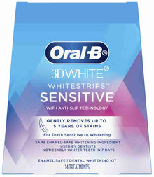Oral-B 3DWhite Whitestrips Sensitive - 14 Whitening Treaments