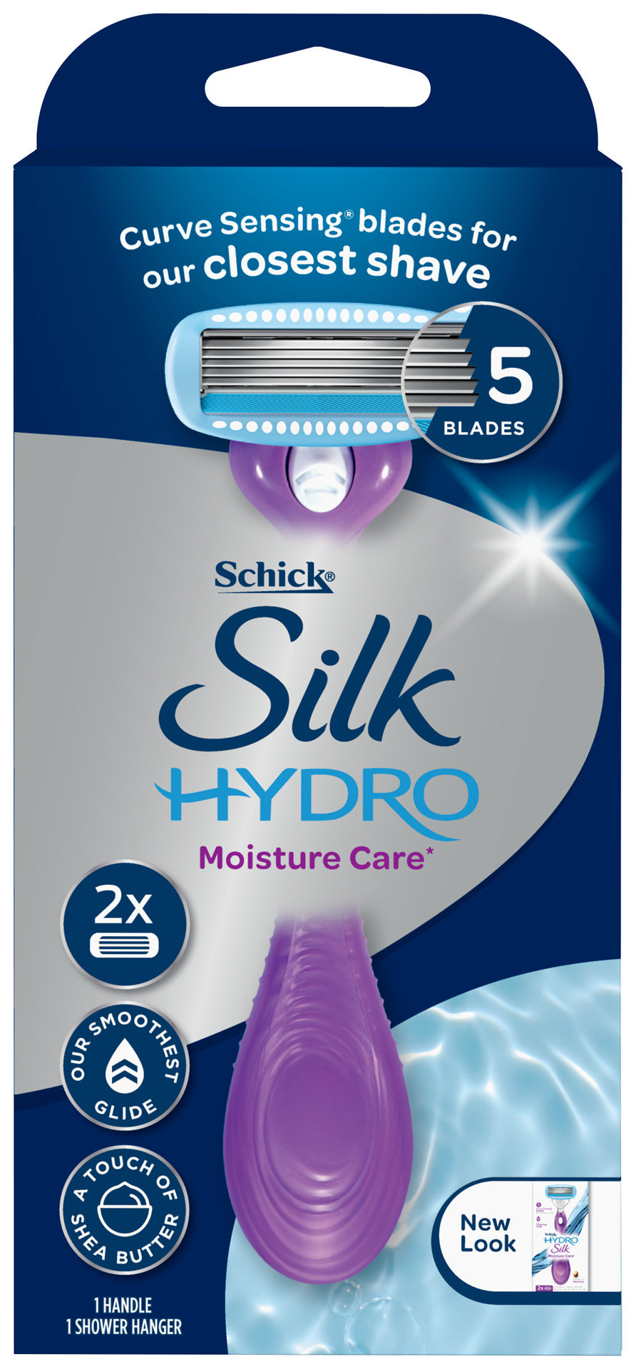 Schick Silk Hydro Moisture Care* Razor Kit +2