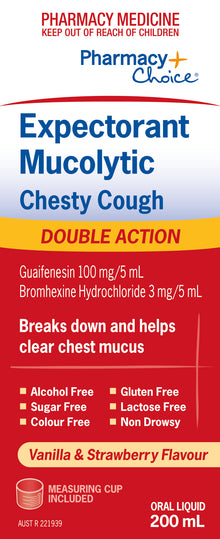 Pharmacy Choice - Expectorant Mucolytic Chesty Cough 200mL